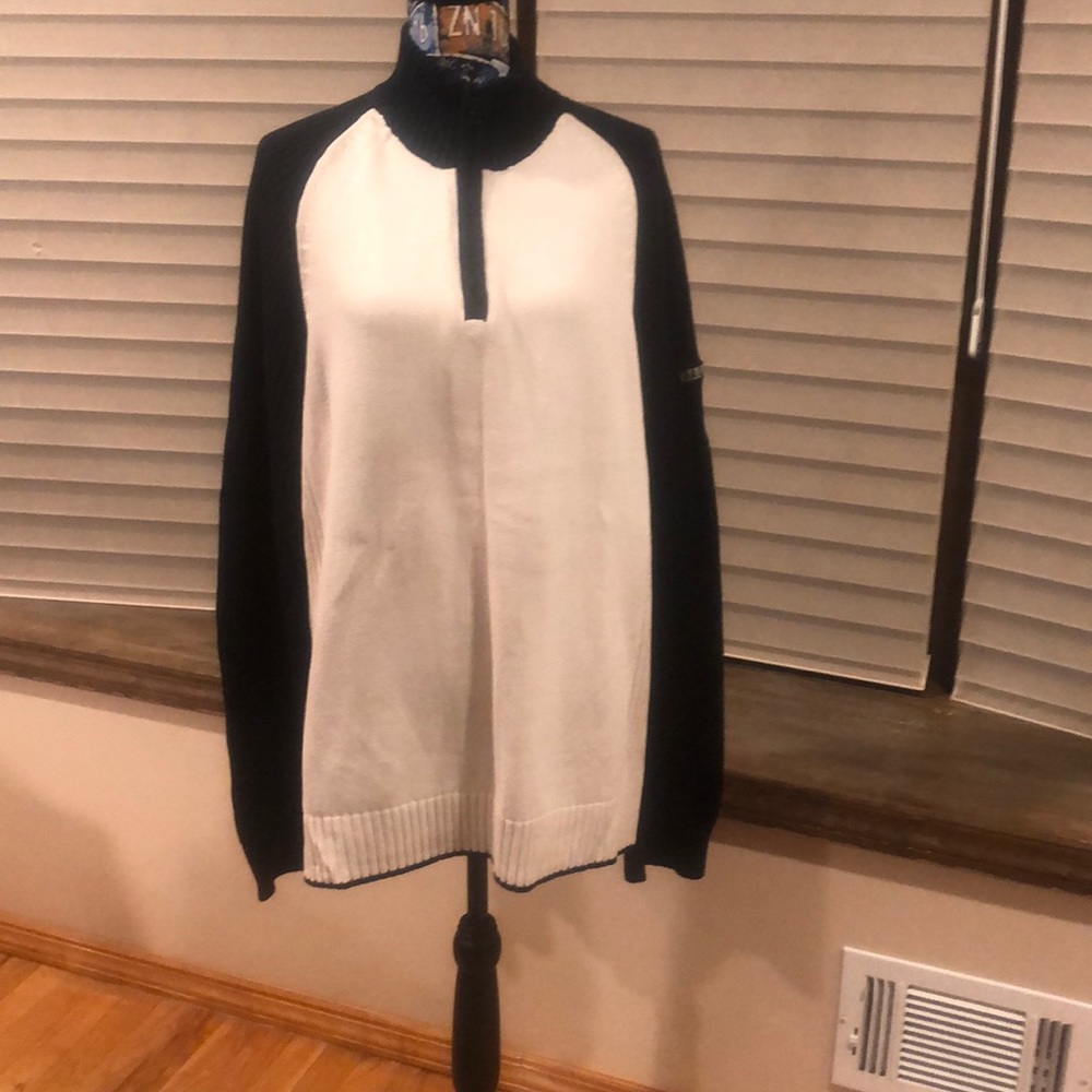 Half zip mens sweater